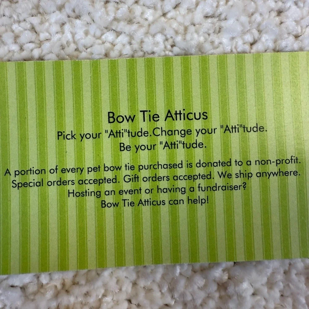 NWOT‎ Pet Bow Tie Atticus Baltimore Ravens NFL Football